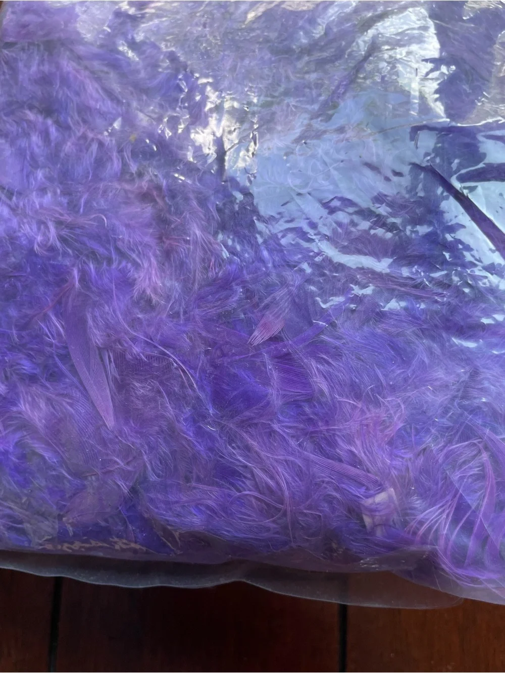 Supreme Purple Feather Novelty Boas